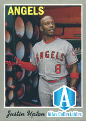 2019 Topps Heritage #421 Justin Upton SP